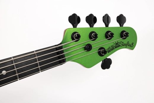 StingRay5 Special 5 H 5-String Electric Bass with Case - Kiwi Green