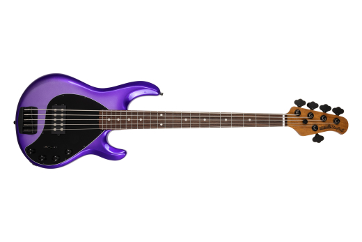 Ernie Ball Music Man - StingRay5 Special 5 H 5-String Electric Bass with Case - Grape Crush