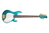 Ernie Ball Music Man - StingRay5 Special 5 H 5-String Electric Bass with Case - Ocean Sparkle