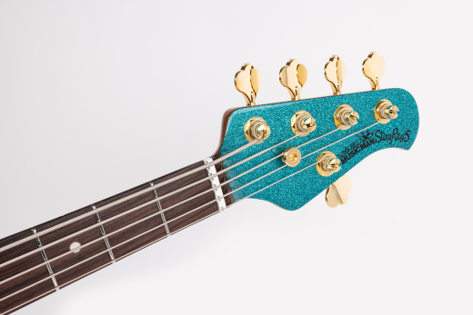 StingRay5 Special 5 H 5-String Electric Bass with Case - Ocean Sparkle