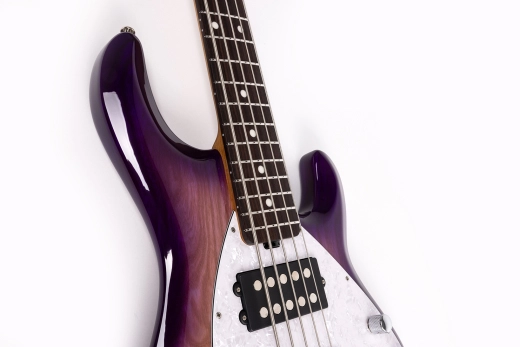 StingRay5 Special 5 HH 5-String Electric Bass with Case - Purple Sunset