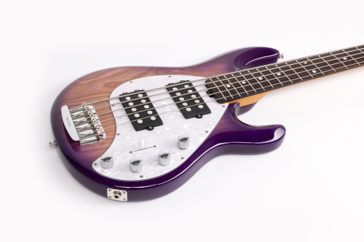 StingRay5 Special 5 HH 5-String Electric Bass with Case - Purple Sunset