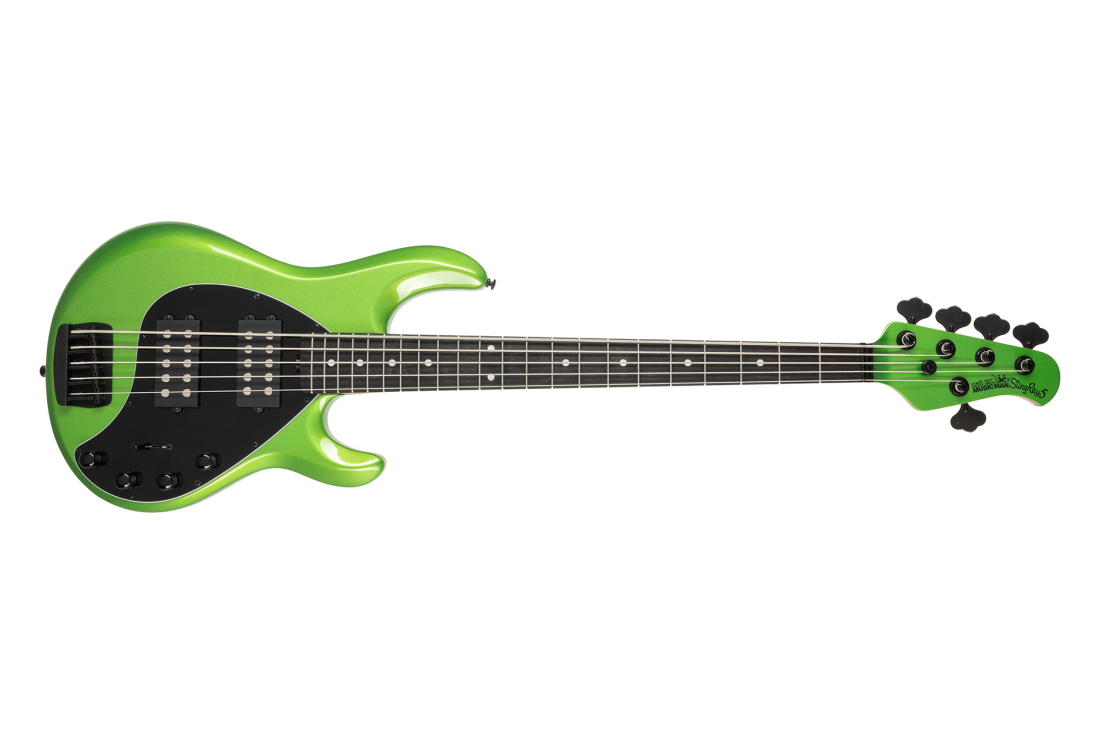 StingRay5 Special 5 HH 5-String Electric Bass with Case - Kiwi Green