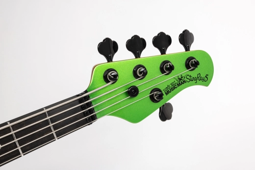 StingRay5 Special 5 HH 5-String Electric Bass with Case - Kiwi Green