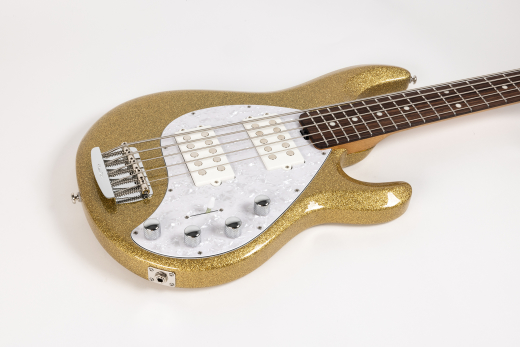 StingRay5 Special 5 HH 5-String Electric Bass with Case - Genius Gold