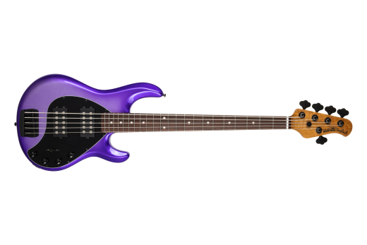 Ernie Ball Music Man - StingRay5 Special 5 HH 5-String Electric Bass with Case - Grape Crush