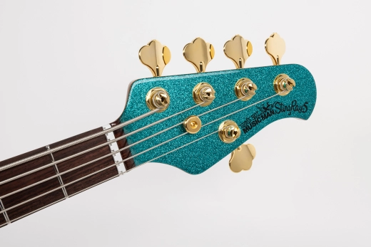 StingRay5 Special 5 HH 5-String Electric Bass with Case - Ocean Sparkle