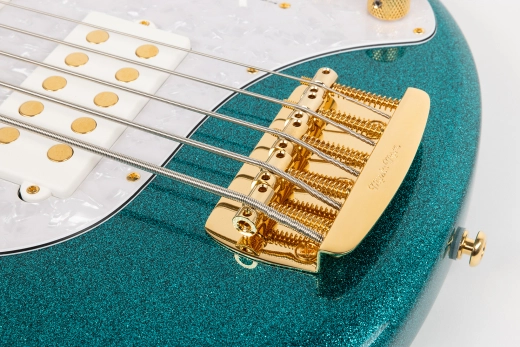 StingRay5 Special 5 HH 5-String Electric Bass with Case - Ocean Sparkle