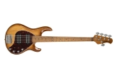 Ernie Ball Music Man - StingRay5 Special 5 HH 5-String Electric Bass with Case - Hot Honey