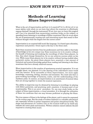 Everything About Playing the Blues - Savidge - Guitar - Book/Audio Online