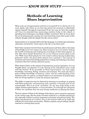 Everything About Playing the Blues - Savidge - Guitar - Book/Audio Online