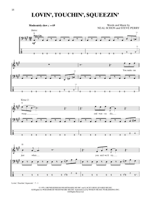 Ultimate Bass Play-Along: Journey - Bass Guitar TAB - Book/2 CDs