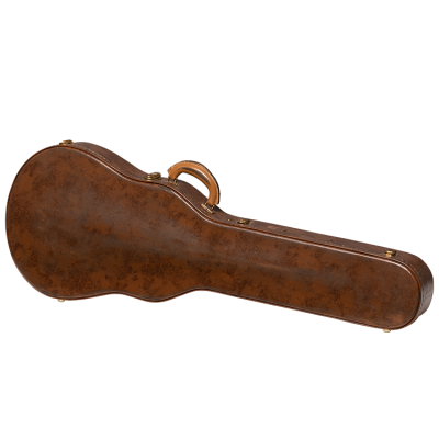 Gibson - Lifton Historic 5-Latch Brown/Pink Hardshell Case for Les Paul - Aged