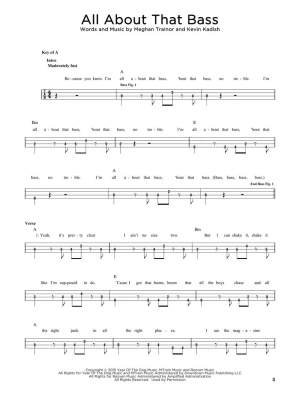 First 50 Pop Songs You Should Play on Bass - Bass Guitar TAB - Book