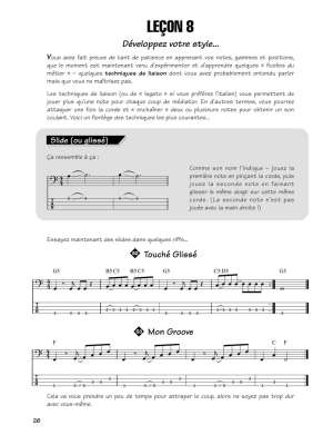 FastTrack Bass Method, Book 2  Neely/Schroedl - Bass Guitar TAB - Book/Audio Online ***French Edition***
