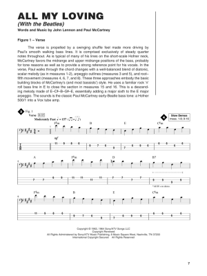 The Beatles Bass: Signature Licks - Bass Guitar TAB - Book/Audio Online