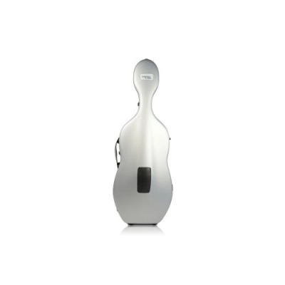 Hightech 4/4 Adjustable Cello Case - Silver