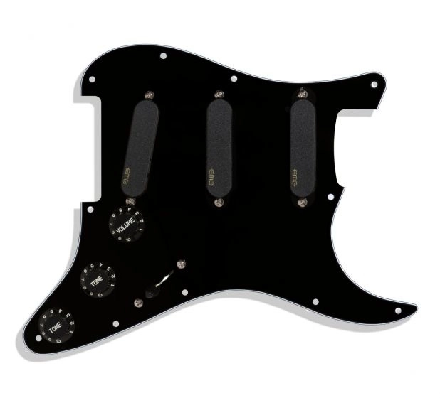 David Gilmour Strat Set with Pickguard - Black