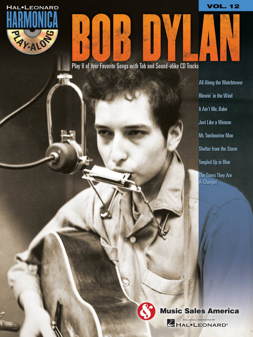 Bob Dylan: Harmonica Play-Along Volume 12 - Book/CD
