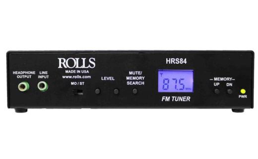 FM Digital Tuner with XLR Outputs