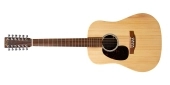 Martin Guitars - D-X2E Brazilian Dreadnought 12-String Acoustic\/Electric Guitar with Gigbag - Left Handed