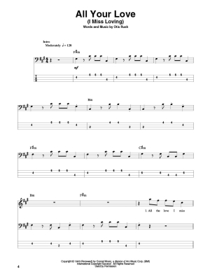 Blues: Bass Play-Along Volume 9 - Bass Guitar TAB - Book/Audio Online