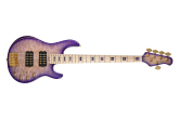 Ernie Ball Music Man - BFR StingRay 5 HH Moonbeam 5-String Electric Bass with Case - Trans Purple Burst
