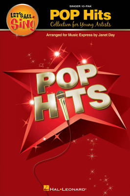 Hal Leonard - Lets All Sing Pop Hits (Collection) - Day - Singer Edition 10 Pak
