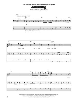 Bob Marley Bass Collection - Bass Guitar TAB - Book