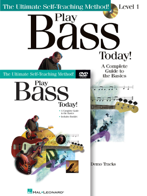 Hal Leonard - Play Bass Today! Beginners Pack Basse (tablatures) Livre, DVD et fichiers audio en ligne