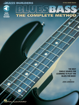 Hal Leonard - Blues Bass: Bass Builders Liebman Basse (tablatures) Livre avec fichiers audio en ligne