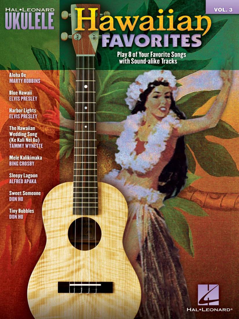 Hawaiian Favorites: Ukulele Play-Along Volume 3 - Book/Audio Online