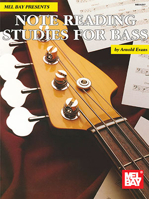 Note Reading Studies for Bass - Evans - Bass Guitar - Book