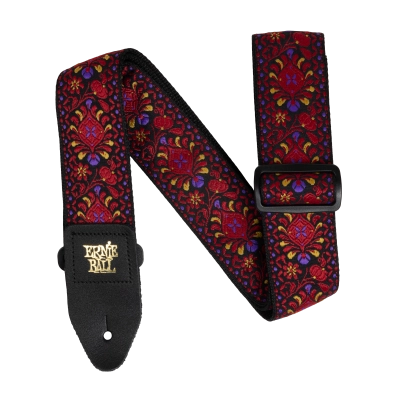 Ernie Ball - Crimson Royal Bloom Jacquard Guitar Strap