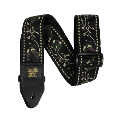 Ernie Ball - Black Pleasant Pheasant Jacquard Guitar Strap