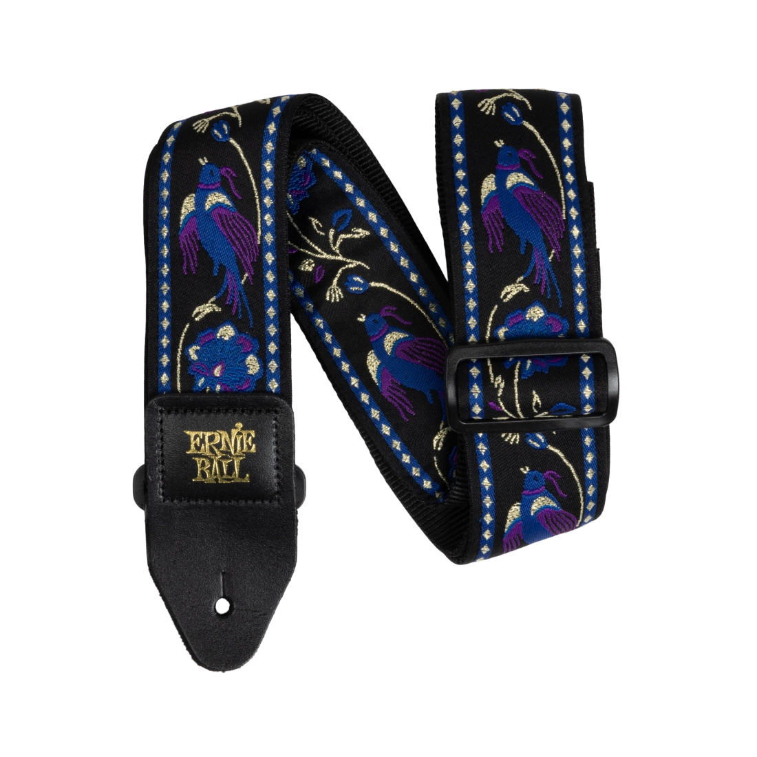 Classic Jacquard Guitar/Bass Strap - Purple Pleasant Pheasant