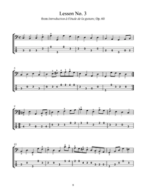 Fernando Sor: Selected Studies Arranged for Electric Bass - Sor/Ballam-Cross - Bass Guitar TAB - Book