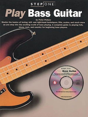 Music Sales - Step One: Play Bass Guitar - Pickow - Bass Guitar TAB - Book/CD