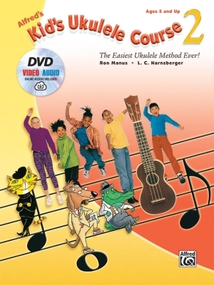 Alfred Publishing - Alfreds Kids Ukulele Course 2 - Manus/Harnsberger - Ukulele - Book/DVD/Video, Audio Online