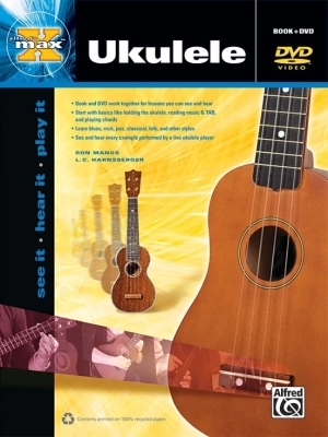 Alfred Publishing - Alfreds MAX Ukulele Method - Manus/Harnsberger - Ukulele - Book/DVD