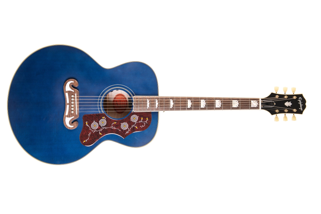 Limited Edition Inspired by Gibson J-200 Acoustic/Electric Guitar - Viper Blue