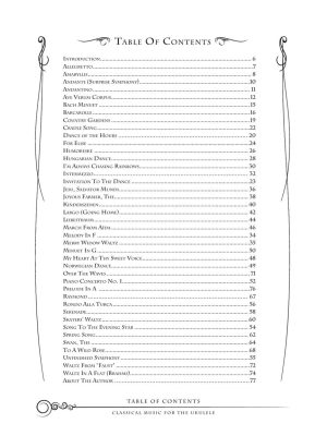 Classical Music for the Ukulele - Sheridan - Ukulele TAB - Book/Audio Online