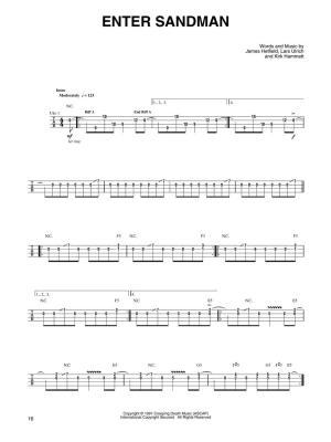 Best of Metallica for Ukulele - Gorenberg - Ukulele TAB - Book