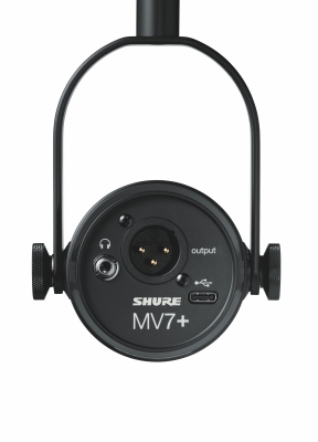 MV7+ USB-C/XLR Dynamic Podcast Microphone - Black
