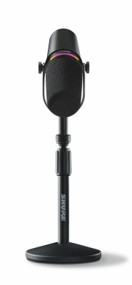MV7+ USB-C/XLR Dynamic Podcast Microphone Bundle with Desktop Stand - Black