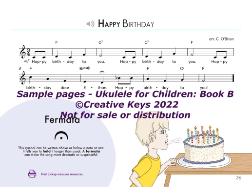 Ukulele for Children, Book B- O\'Brien/Hill - Ukulele - Book