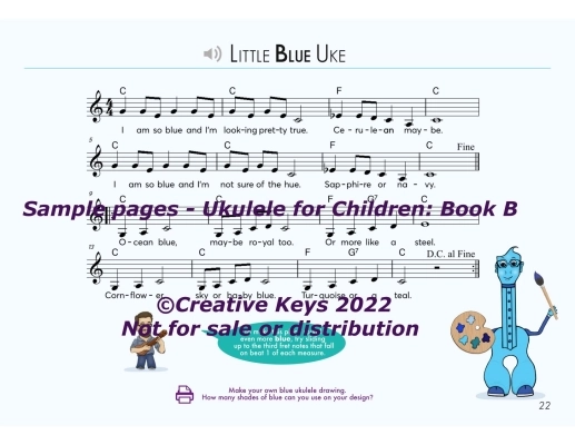 Ukulele for Children, Book B- O\'Brien/Hill - Ukulele - Book