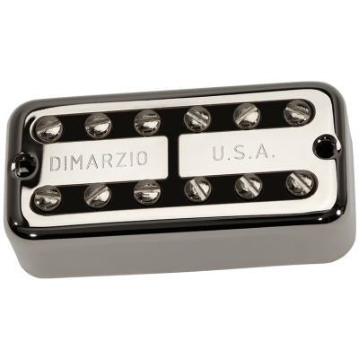 DiMarzio - PAF Tron Neck Pickup - Nickel Cover with Black Insert