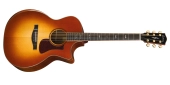 Eastman Guitars - AC522CE Grand Auditorium Acoustic\/Electric Guitar with Case - Goldburst