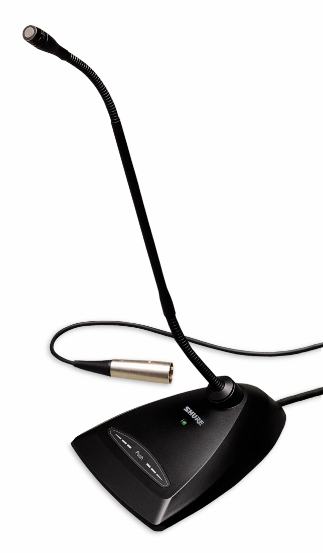 Gooseneck Microphone with Desktop Base and Preamp (No Microphone Cartridge)